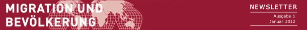 Newsletter Migration und Bevölkerung - Ausgabe: 01/12 (Januar 2012)